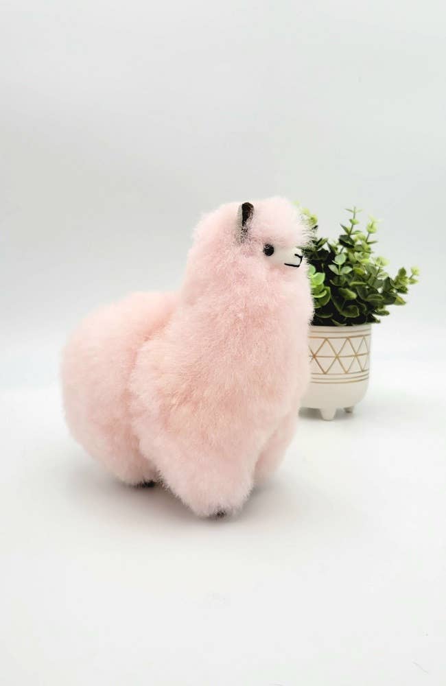 Alpaca Stuffed Animal | Classic Alpaca 8" | Handmade: Natural