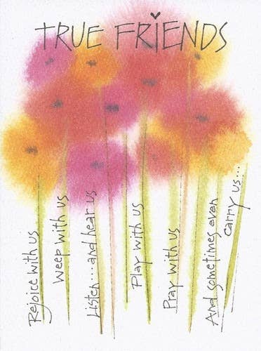 True Friends Appreciation Greeting Card (Versed)