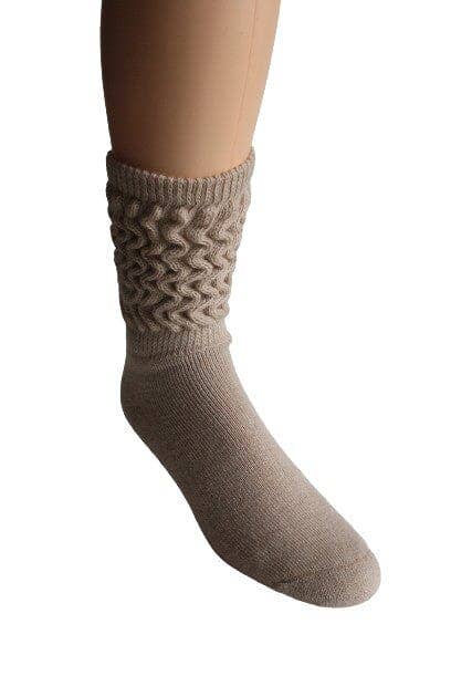 Soft Touch Therapeutic Alpaca Socks: Dark Brown / Small
