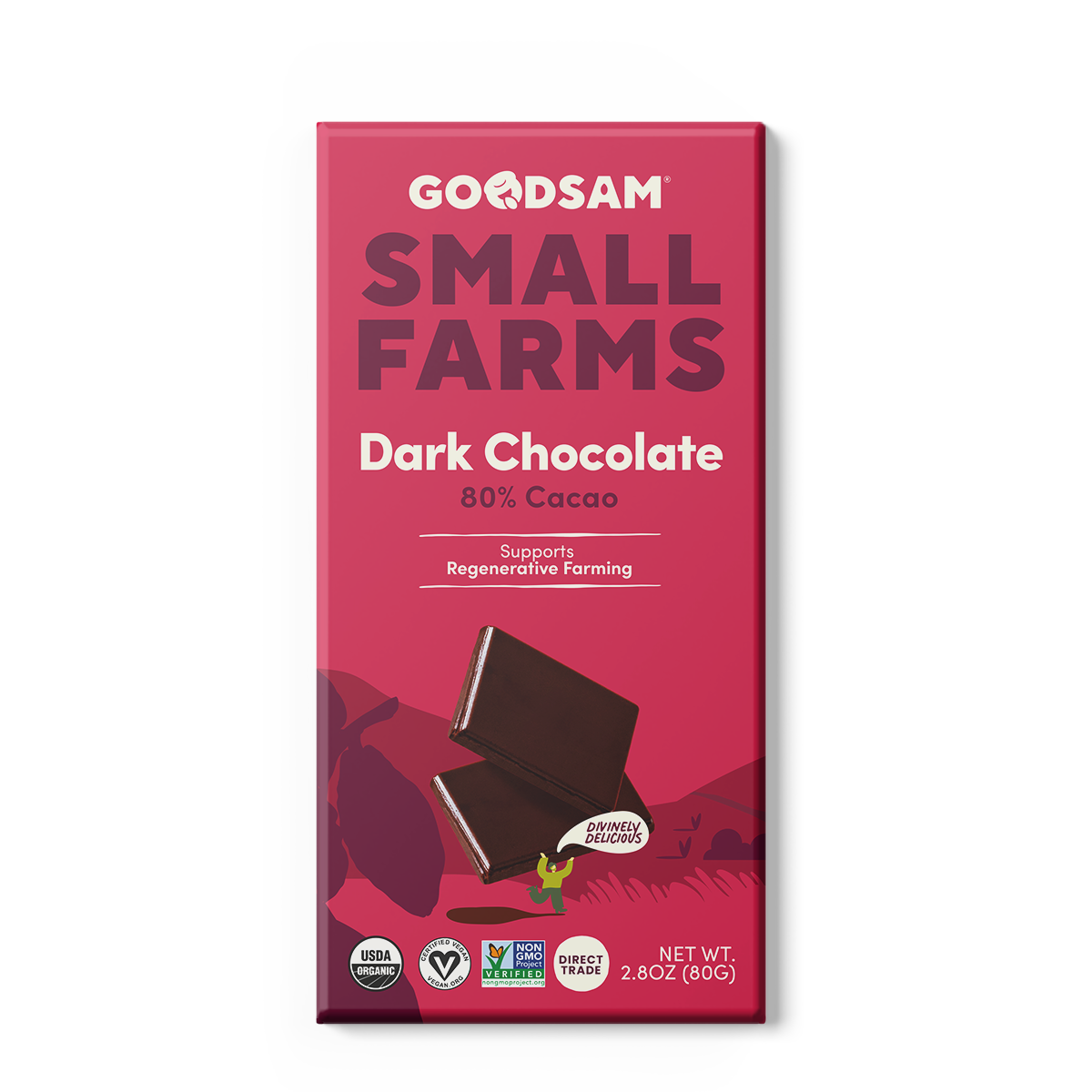 80% Dark Chocolate Bar