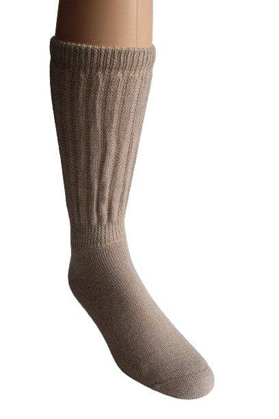 Soft Touch Therapeutic Alpaca Socks: Dark Brown / Small