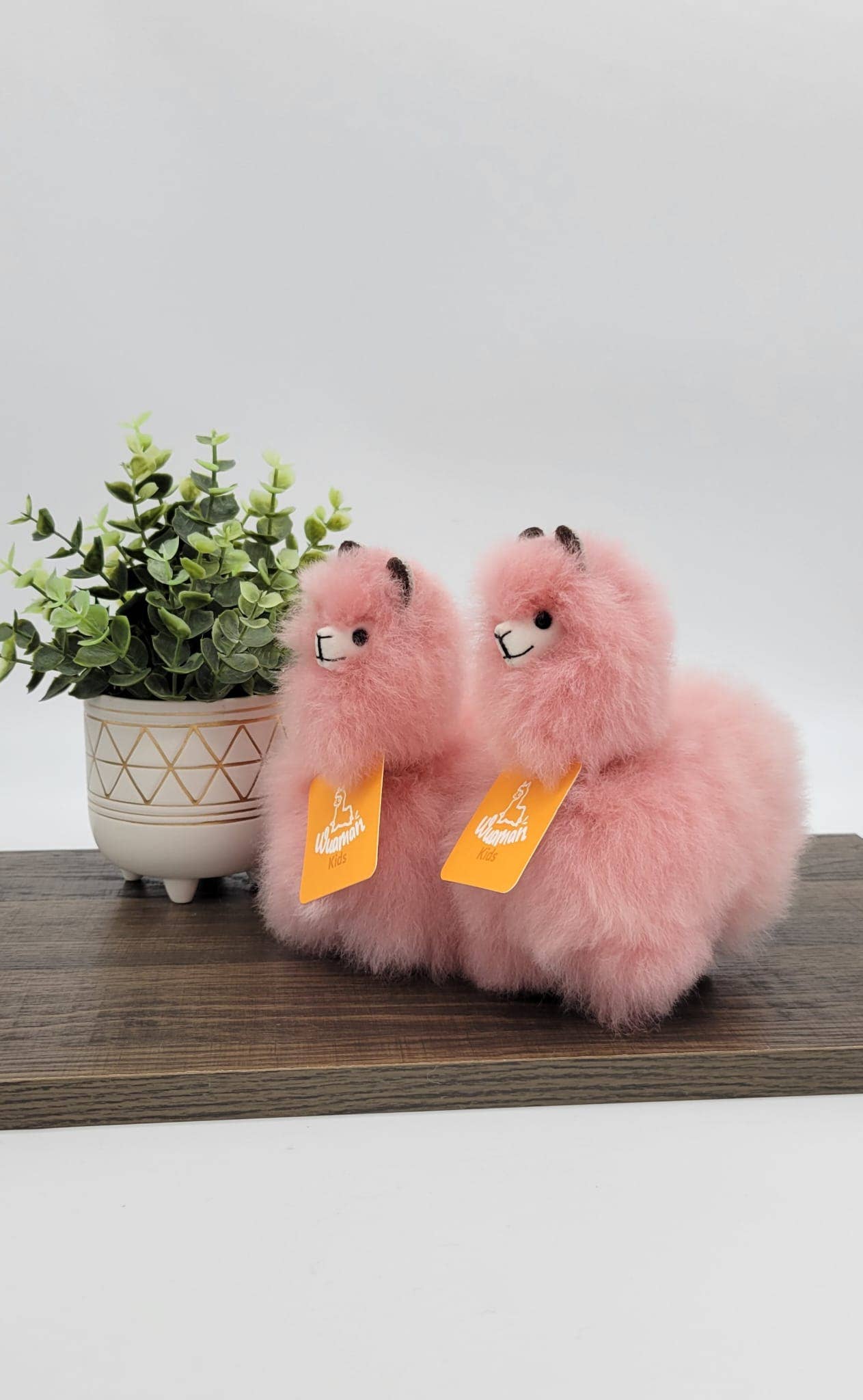 Alpaca Stuffed Animal | Mini Alpaca 6" | Handmade: Pink