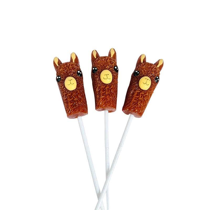 Alpaca Watching Lollipops: Butterscotch - Jar of 16