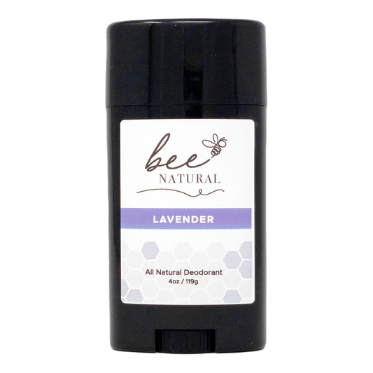 Bee Natural Lavender All Natural Deodorant- Pack of 4