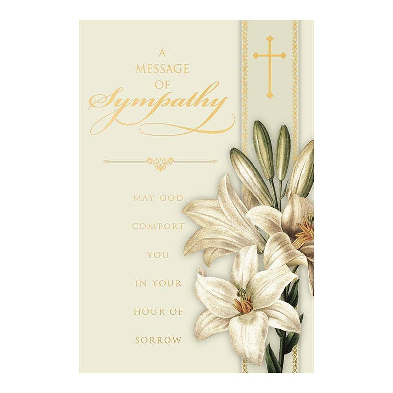 A Message Of Sympathy Card