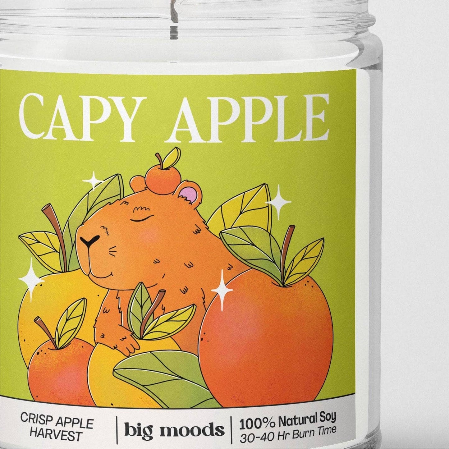 "Capy Apple" Crisp Apple - Soy Candle