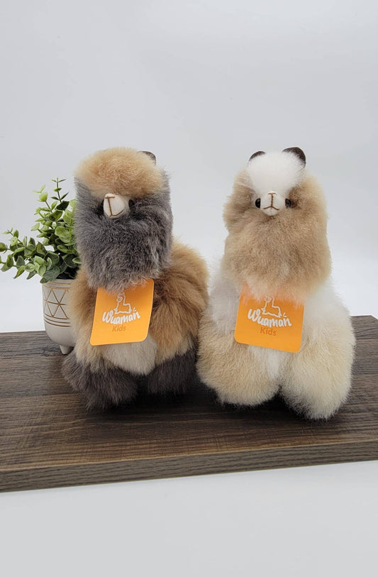 Alpaca Stuffed Animal | Classic Alpaca 8" | Handmade: Natural