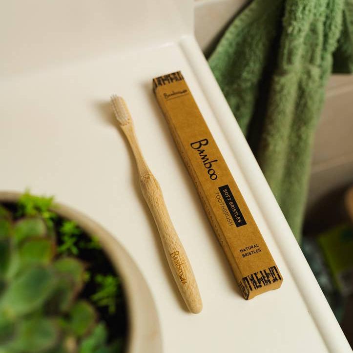 100% Compostable Bamboo Toothbrush