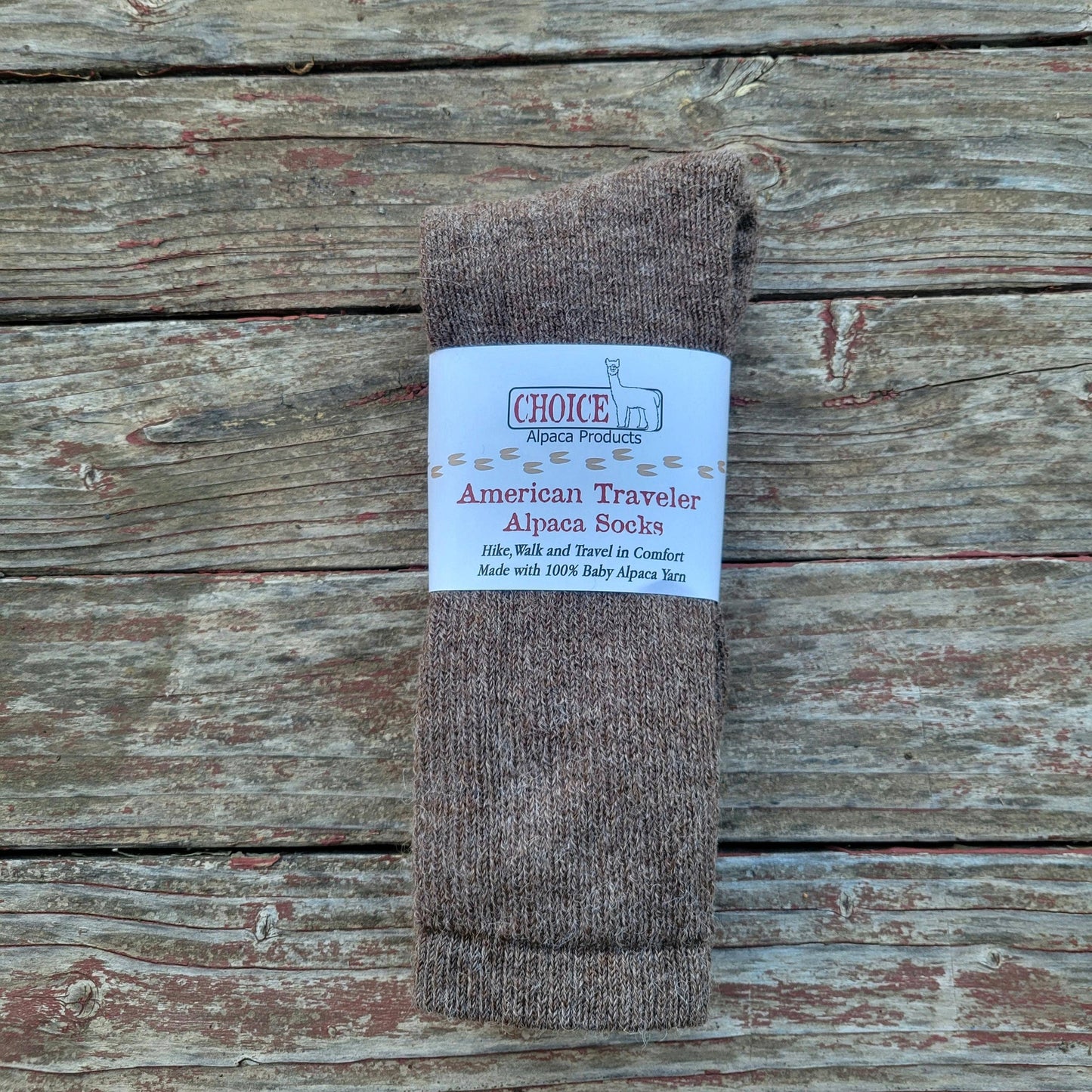 100% Alpaca American Traveler All Purpose Alpaca Socks: X-Large