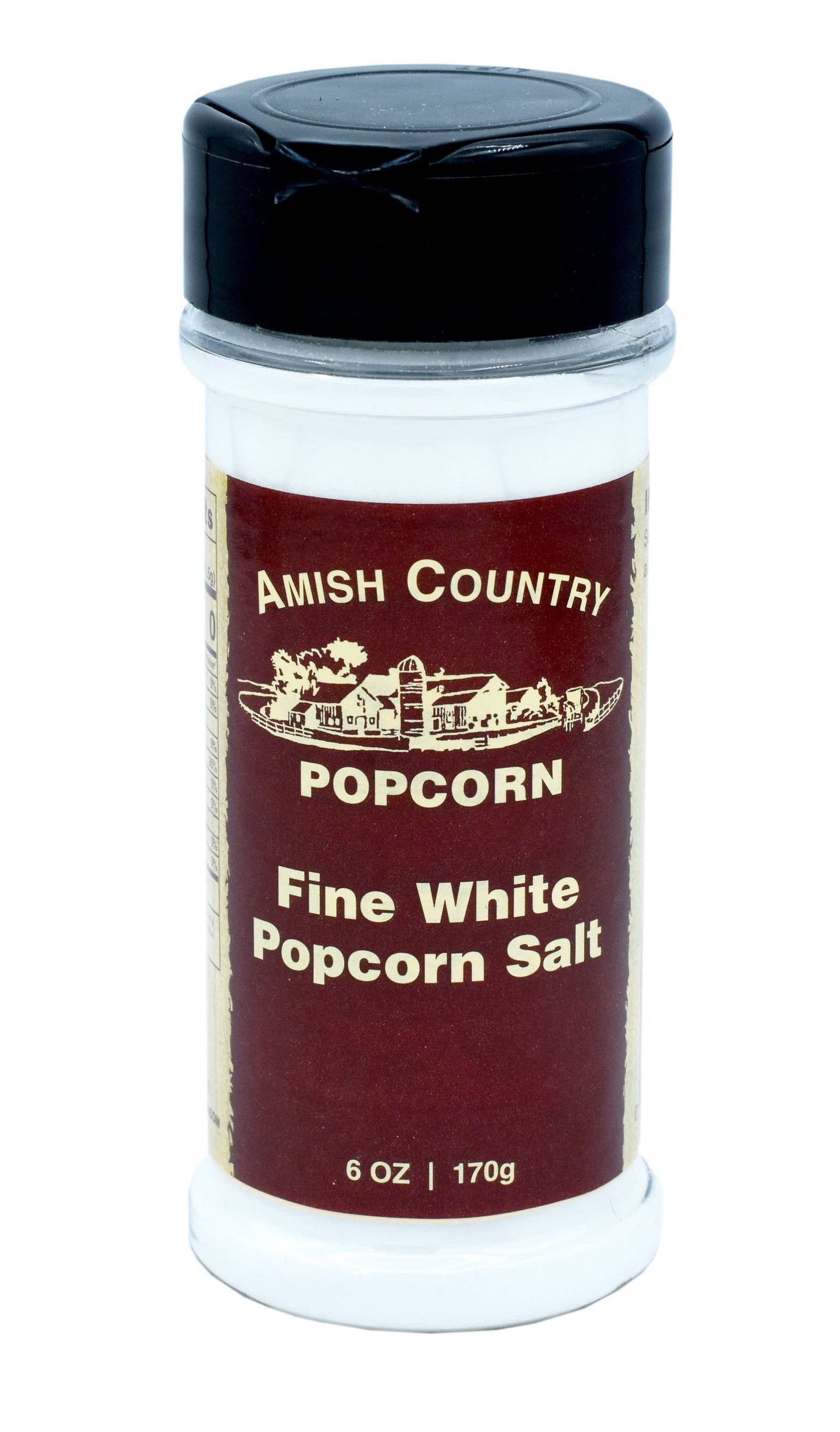 6 oz. Bottle of Fine White Popcorn Salt