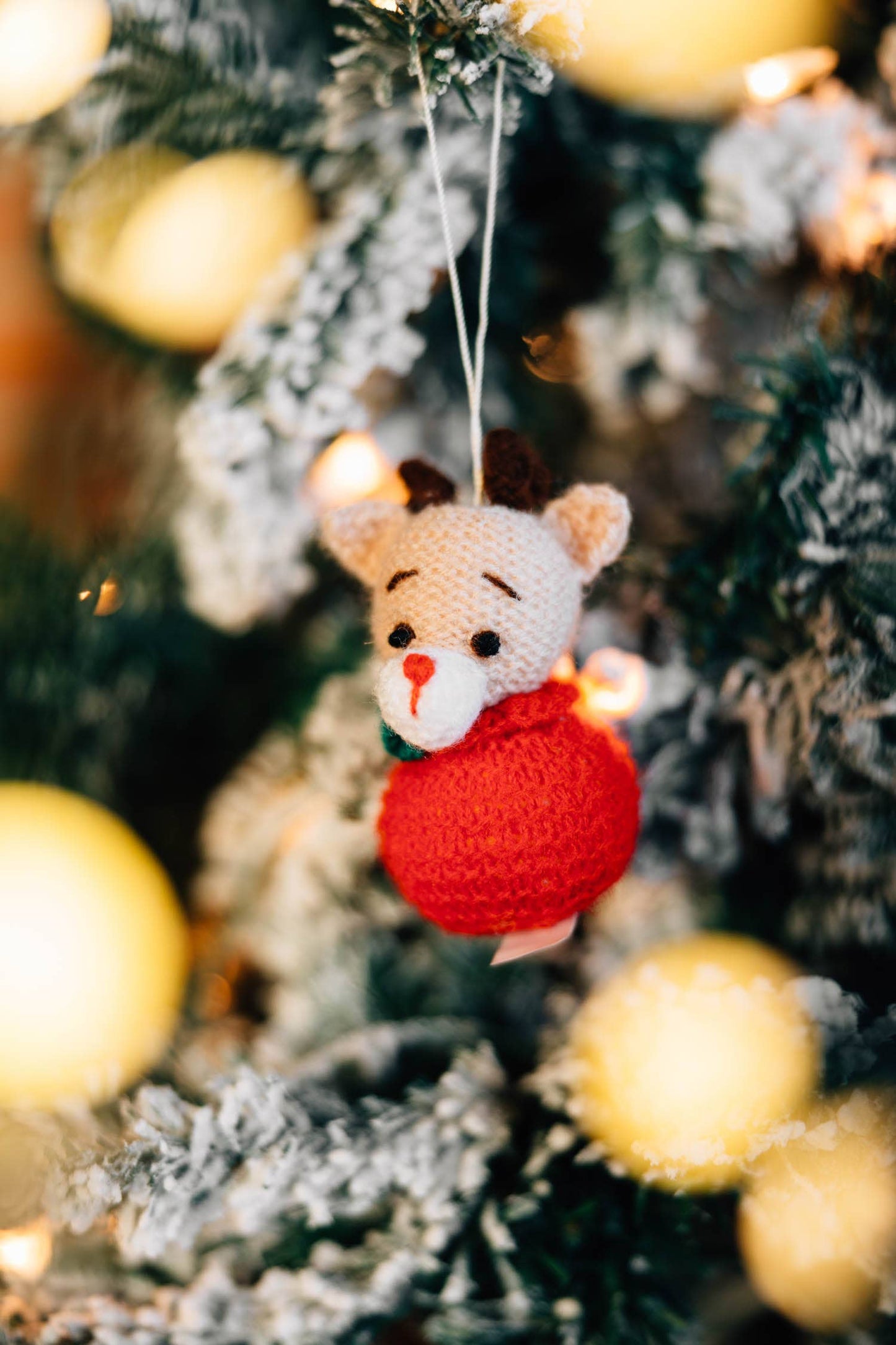 Cozy Reindeer Ornament