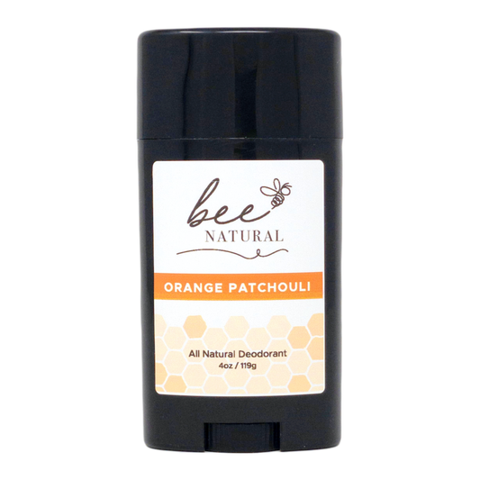 Bee Natural Orange Patchouli All Natural Deodorant- 4pk