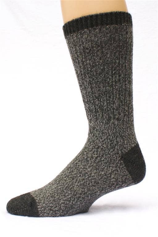 Field Hiker Alpaca Socks: Black / Large