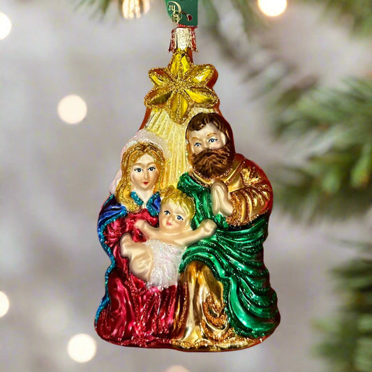 Holy Family with Star Ornament