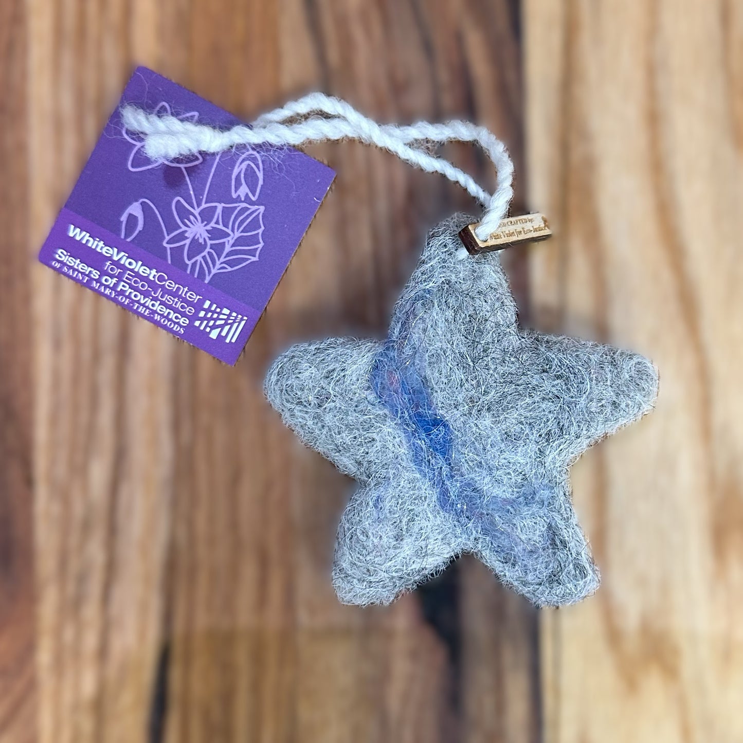 WVC Handmade Felted Ornaments- Star