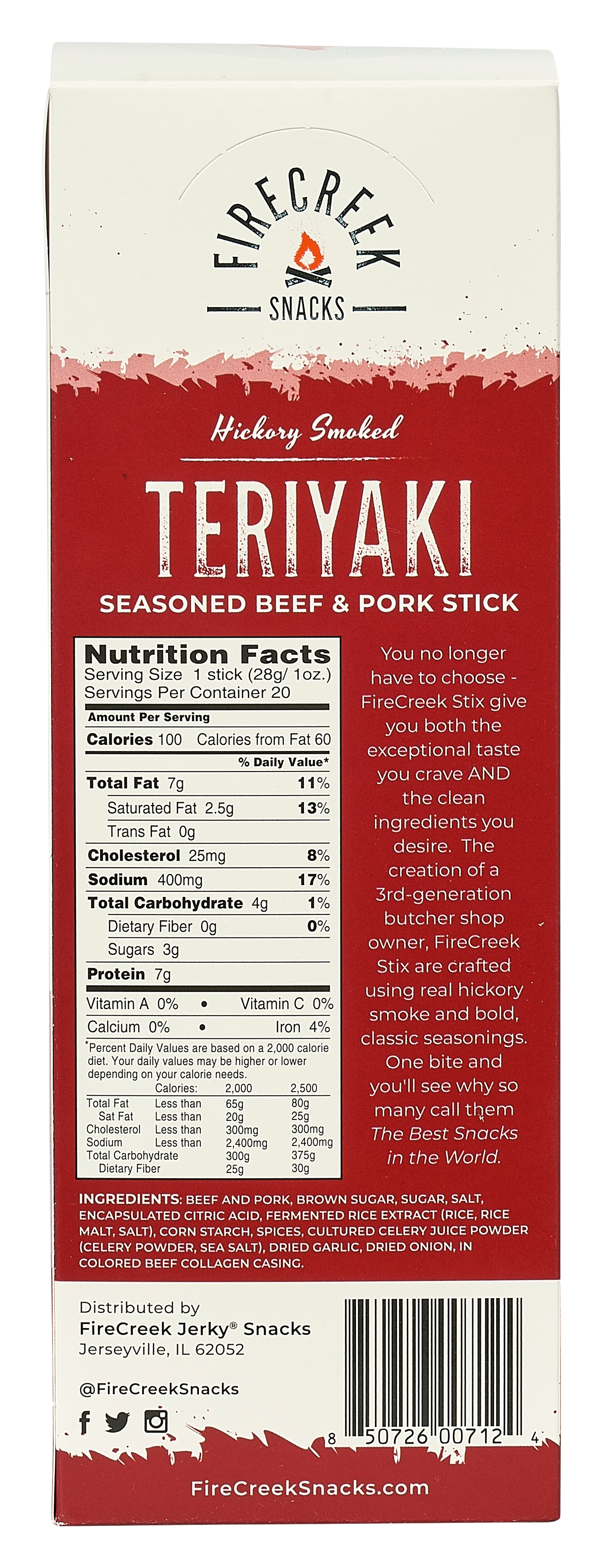 Teriyaki Snack Stix - 1oz