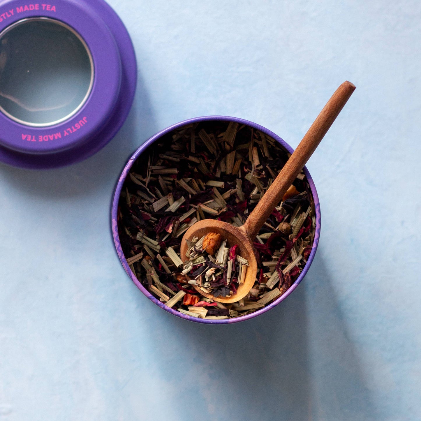 Purple Rain Tin with Spoon - Organic, Fair-Trade, Purple Tea