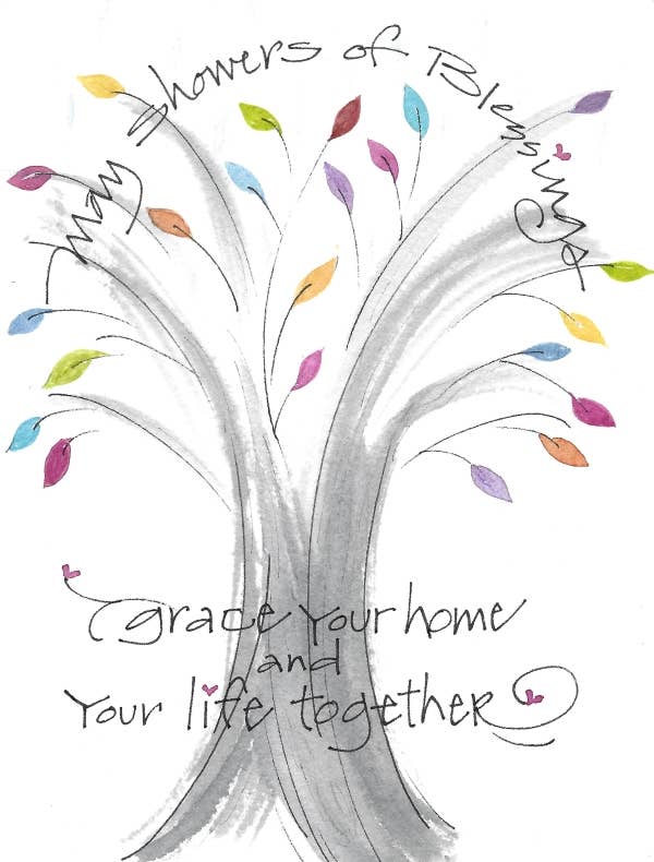 Showers of Blessing Greeting Card (Versed)
