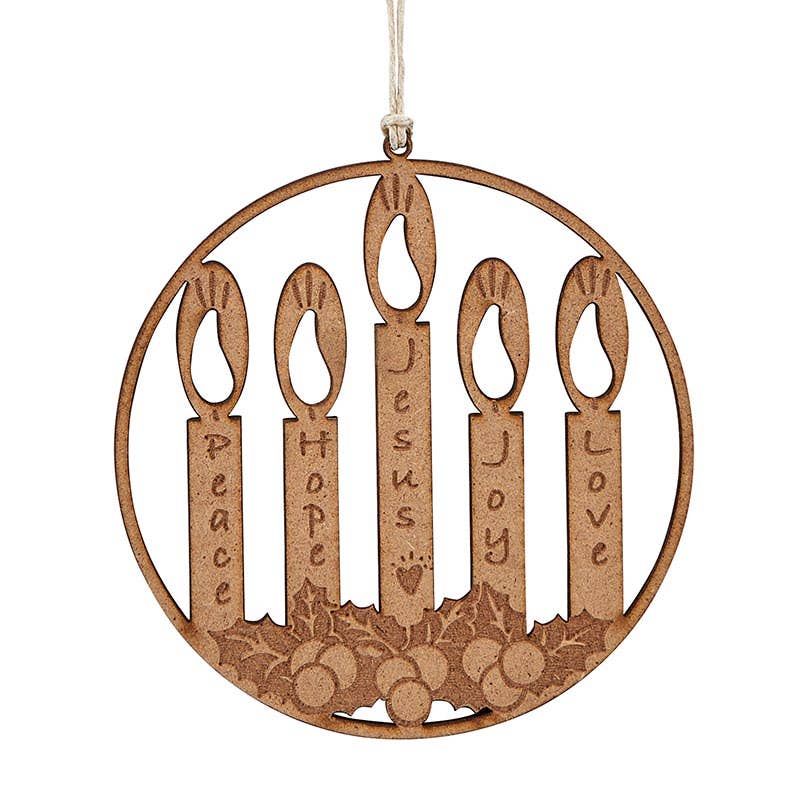 Wooden Advent Ornament